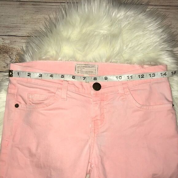Current/Elliott The Stiletto Pink Skinny Jeans - Picture 5 of 8